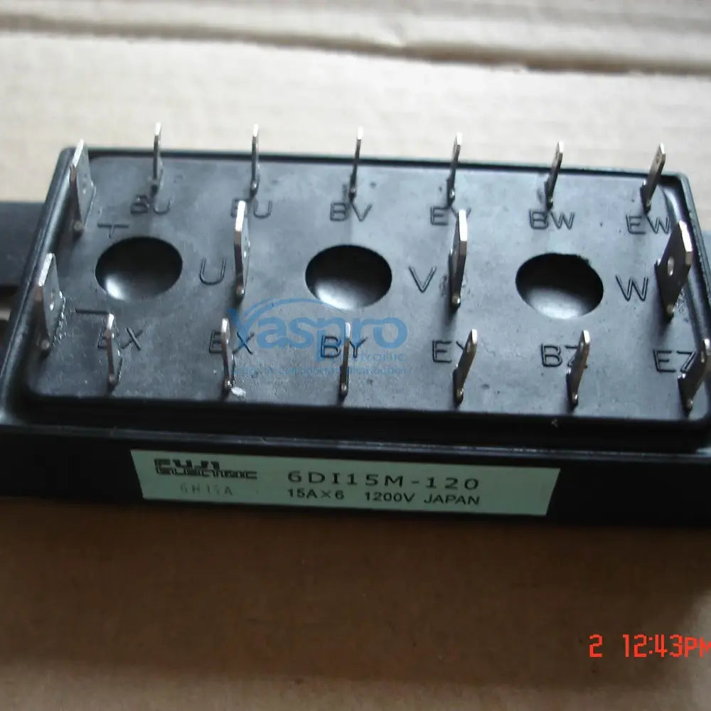 Fuji 6DI15M-120 Darlington Transistor Module 15A/1200V/6U