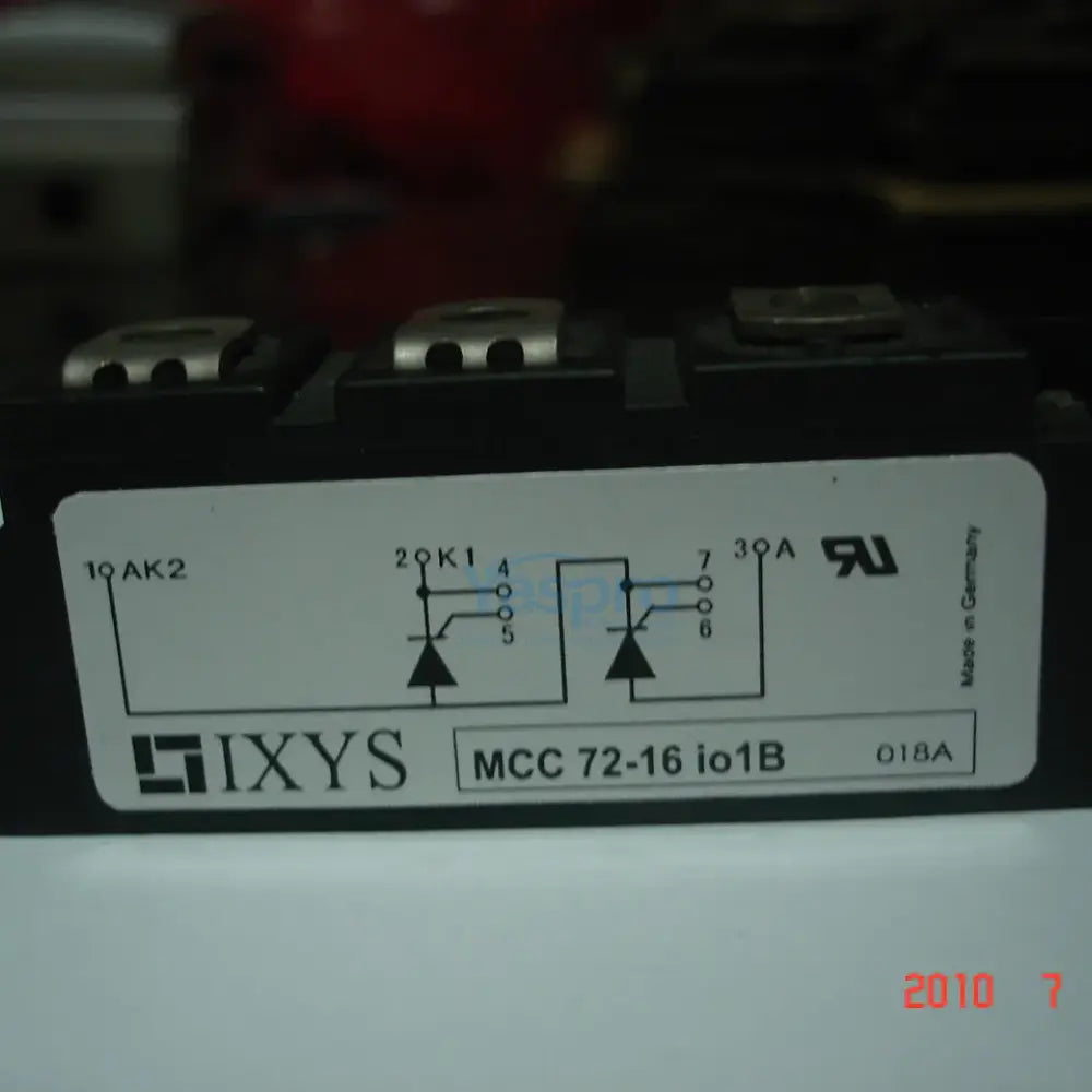 IXYS MCC72-16IO1B Thyristor Module 72A 1600V
