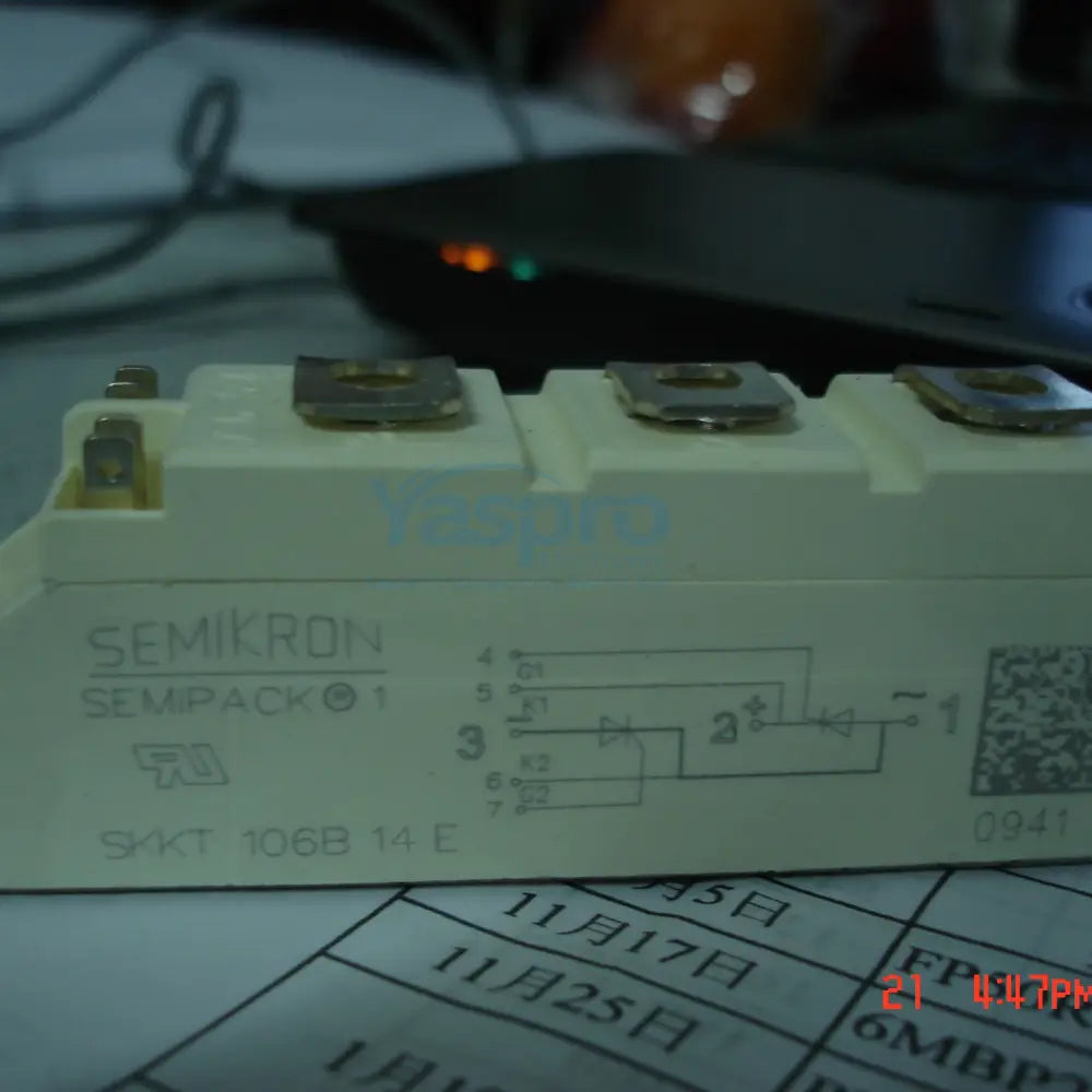 SKKT106B14E Semikron Thyristor Module 106A 1400V