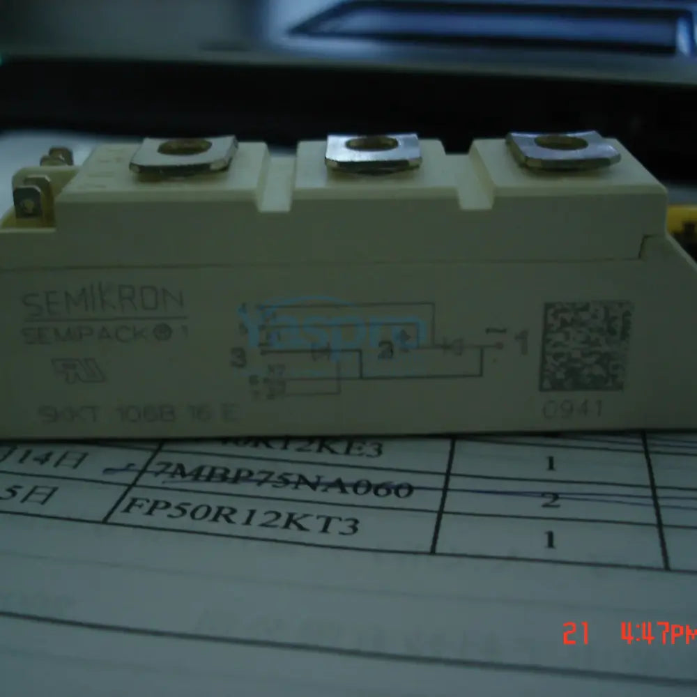 SKKT 106B 16E Semikron Thyristor Module 106A 1600V