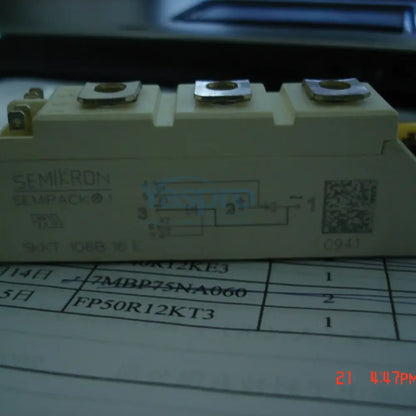 SKKT 106B 16E Semikron Thyristor Module 106A 1600V